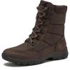 Lands’ End Expedition Max Insulated Winter Boots for Men, Waterproof Mens Snow Boots, Medium or Wide Width Men’s Shoes Size 8 to 13, Black or Brown(Dark Brown)