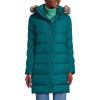 Lands’ End Womens Winter Down Coat Evening Teal Regular Large