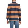 Lands’ End Men’s Long Sleeve Rugby(French Navy Stripe)