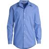 Lands’ End Men’s Solid No Iron American-Grown Supima Pinpoint Straight Collar Dress Shirt(Light French Blue)