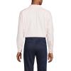 Lands’ End Men’s Solid No Iron American-Grown Supima Pinpoint Straight Collar Dress Shirt(Tinted Peach Windowpanes)