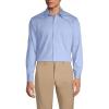 Lands’ End Men’s Solid No Iron American-Grown Supima Pinpoint Straight Collar Dress Shirt(Light Blue)