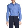 Lands’ End Men’s Solid No Iron American-Grown Supima Pinpoint Straight Collar Dress Shirt(Light French Blue)