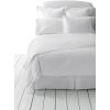 Lands’ End 5oz Flannel Solid Pillowcase Set Deep Sea Navy King(White)