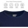 Lands’ End Women’s Cotton Rib Knit T-Shirt(Deep Sea Navy)
