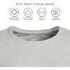 Lands’ End Women’s Cotton Rib Knit T-Shirt(Gray Heather)