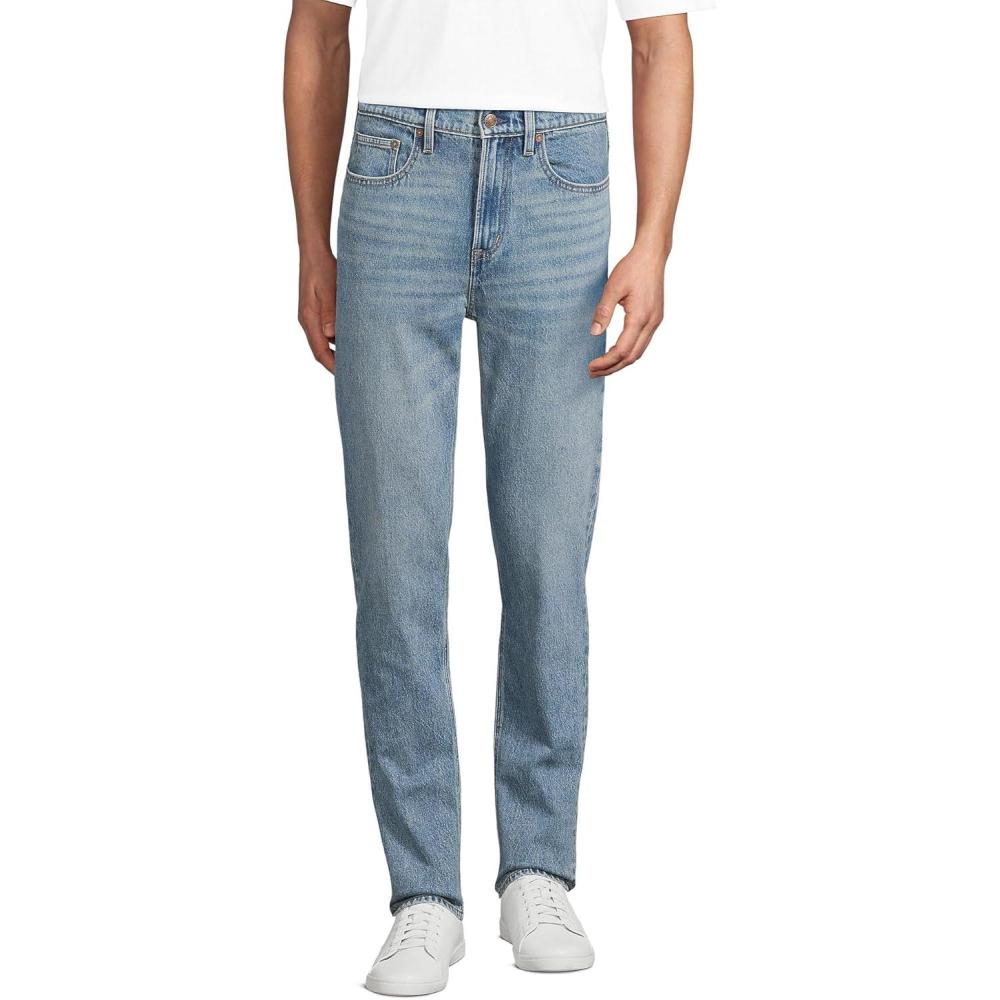 imageLands End Mens Slim Fit Stretch Jeans Washed BlackMedium Tahoe Wash