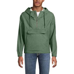 Lands’ End Men’s Ripstop Anorak(Estate Green)