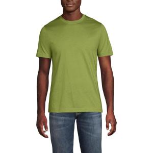 Lands’ End Men’s Short Sleeve American-Grown Supima Cotton Tee(Winter Pear)