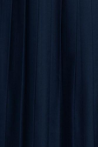 imageLands End Womens Solid Pleated Skirt Ankle LengthAcademic Classic Navy