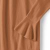 Lands’ End Women’s Cotton Pointelle Turtleneck Sweater(Canyon Camel)