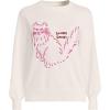 Lands’ End Women’s Drifter Jersey Crewneck Sweater(Sunday Scaries/Ivory)