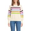 Ivory Placed Multi Stripe