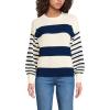 Navy/Fresh Ivory Wide Stripe