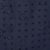 Lands’ End Women’s Eyelet Button Down Maxi Cover-up Dress(Deep Sea Navy)