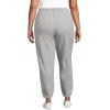 Lands’ End Women’s Serious Sweats High Rise Jogger Pants(Gray Heather)