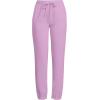 Lands’ End Women’s Serious Sweats High Rise Jogger Pants(Wild Lilac)
