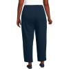 Lands’ End Women’s Sport Knit High Rise Barrel Ankle Pants(Radiant Navy)