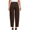 Lands’ End Women’s Sport Knit High Rise Barrel Ankle Pants(Rich Coffee)