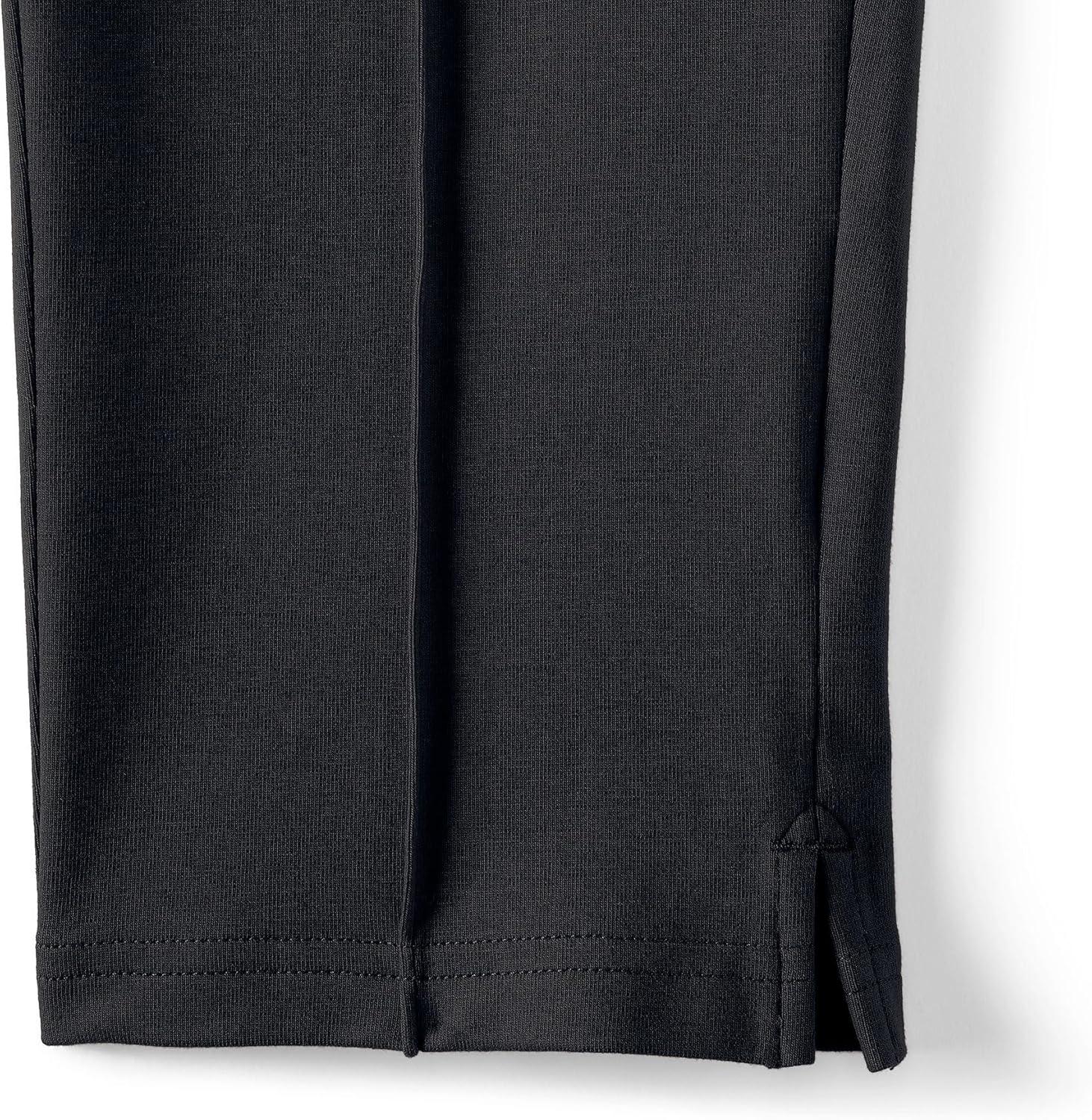 imageLands End Womens Starfish High Rise Pintuck Capri PantsBlack