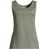 Lands’ End Women’s Cotton Tank Top(Sage)