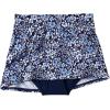 Lands’ End Women’s Mini Swim Skirt(Navy Meadow Floral)
