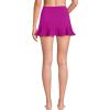 Lands’ End Women’s Ruffle Hem Mini Swim Skirt(Crimson Rose)
