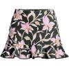 Lands’ End Women’s Ruffle Hem Mini Swim Skirt(Tropic Floral/Rich Olive)