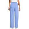 Lands’ End Women’s Serious Sweats High Rise Relaxed Straight Leg Pants(Clear Blue Sky)