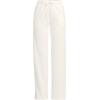 Lands’ End Women’s Serious Sweats High Rise Relaxed Straight Leg Pants(Ivory)