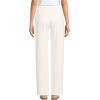 Lands’ End Women’s Serious Sweats High Rise Relaxed Straight Leg Pants(Ivory)