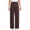Lands’ End Women’s Serious Sweats High Rise Relaxed Straight Leg Pants(Rich Seal Brown)