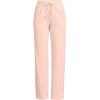 Lands’ End Women’s Serious Sweats High Rise Relaxed Straight Leg Pants(Soft Mineral Blush)