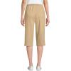 Lands’ End Women’s Sport Knit High Rise Elastic Waist Capri Pants(French Pecan Heather)