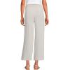Lands’ End Women’s Sport Knit Pull On Drawstring Wide Leg Crop Pants(Light Stone)
