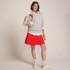 Lands’ End Women’s Starfish Drop Waist Above The Knee Skirt(Coral Red)