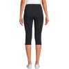 Lands’ End Women’s Starfish High Rise Pintuck Capri Pants(Black)