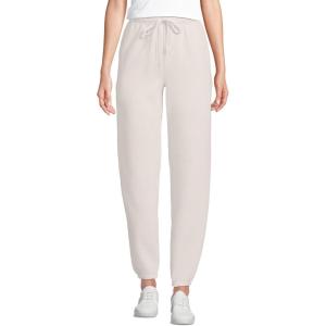 Lands’ End Women’s Serious Sweats High Rise Jogger Pants(Soft Sand)