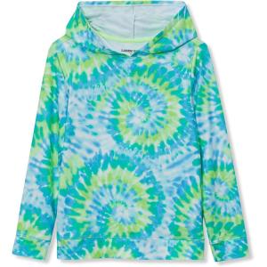 Lands’ End Kids UPF 50 Sun Protection Hoodie(Green Gecko Tie Dye)