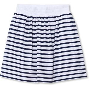 Lands’ End Girls Smocked Skorts(Classic Navy Stripe)