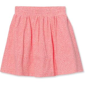 Lands’ End Girls Smocked Skorts(Mini Floral/Salmon Rose)