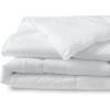 Lands’ End Solid Essential Pureloft Box Comforter White Full-Queen(White)