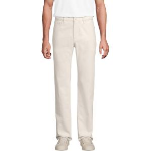 Lands’ End Men’s Stretch Comfort Waist Classic Fit Jean(Undyed Natural)