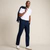 Lands’ End Men’s Travel Kit Comfort Waist Athletic Fit Chino Pant(Radiant Navy)