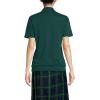 Lands’ End Women’s Short Sleeve Banded Bottom Polo Shirt(Evergreen)
