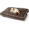 Lands’ End Rectangular Canvas Dog Bed Cover Dark Chocolate Large(Dark Chocolate)