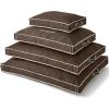 Lands’ End Rectangular Canvas Dog Bed Cover Dark Chocolate Large(Dark Chocolate)