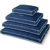 Lands’ End Rectangular Canvas Dog Bed Cover Dark Chocolate Large(Deep Sea Navy)
