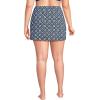Lands’ End Women’s Swim Skirt Swim Bottoms(Seashell Geo/Navy)