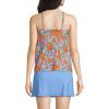 Lands’ End Women’s Tulip Hem Tankini Top(Blue Springside Floral)